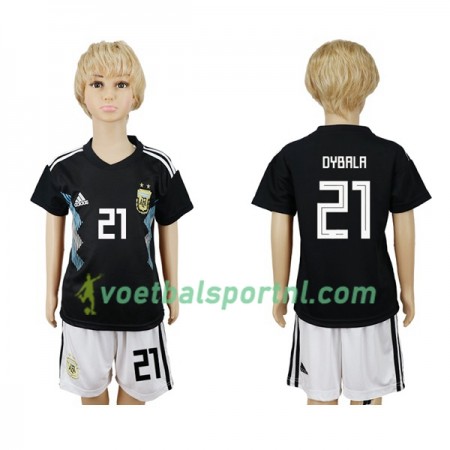 Argentinië Dybala 21 Kind Uit Tenue WK voetbal 2018